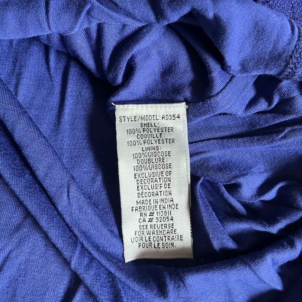 Blue Ruffled Dress - Picture 8 of 9